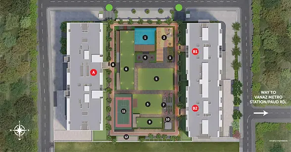 Solitaire Kothrud Master Plan
